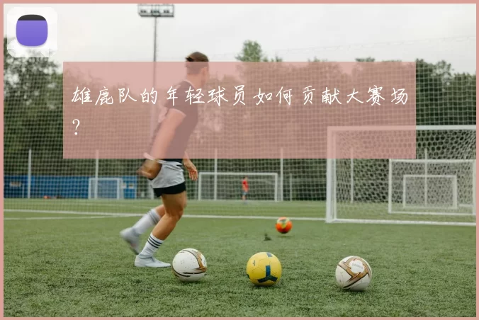 雄鹿队的年轻球员如何贡献大赛场？